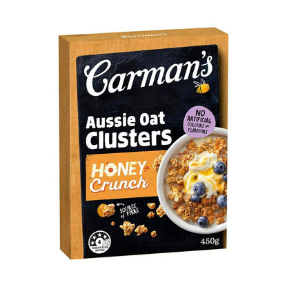 Carman's Aussie Oat usters Honey Crunch - 450g