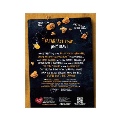 Carman's Aussie Oat usters Honey Crunch - 450g