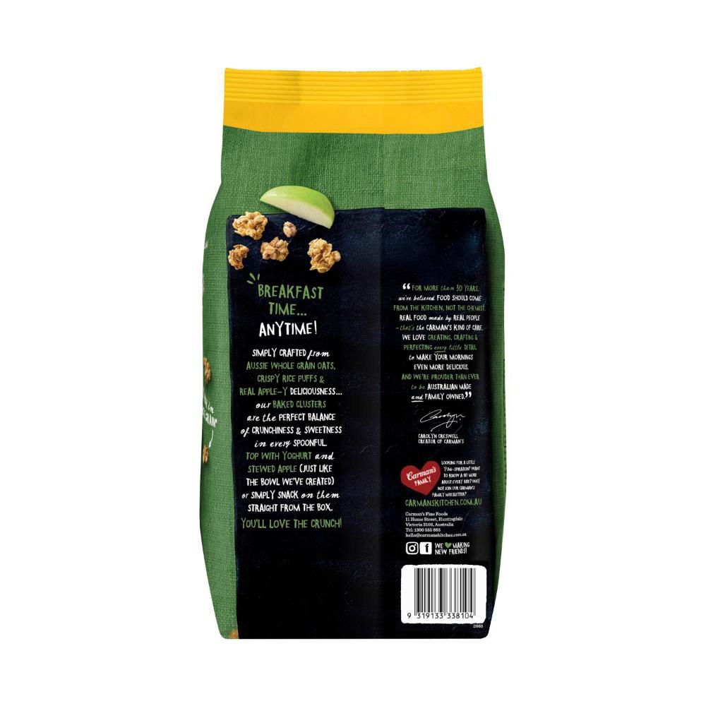 Carman's Aussie Oat usters Apple Crunch Value Pack - 800g