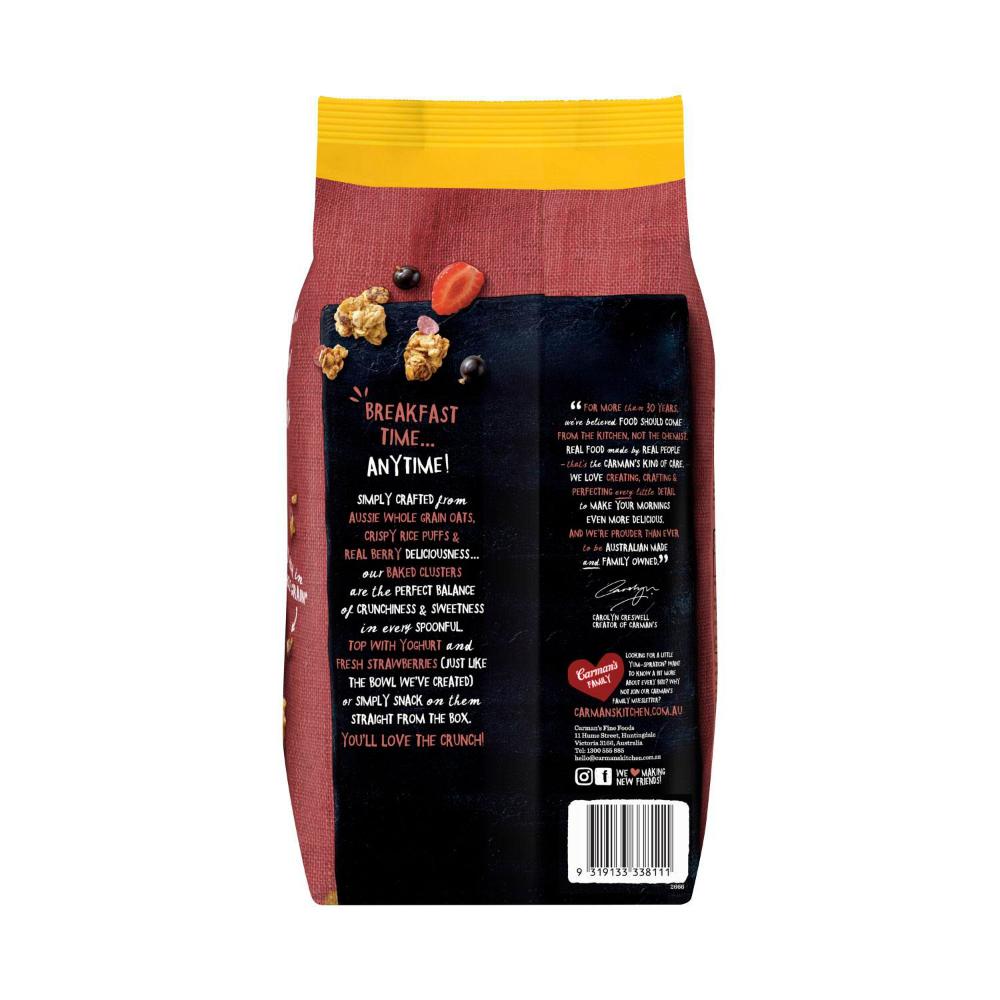 Carman's Aussie Oat usters Berry Crunch Value Pack - 800g