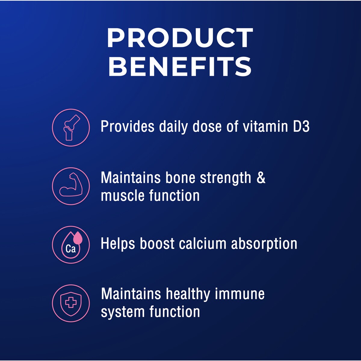 Ostelin Vitamin D 1000IU D3 Capsules For Bone Health + Immunity 60 pack