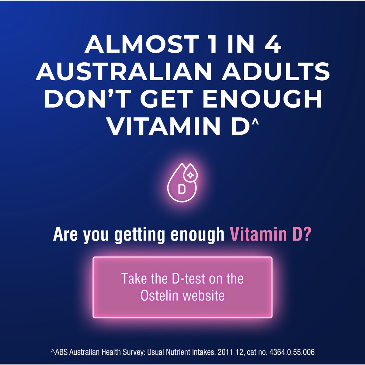 Ostelin Vitamin D 1000IU D3 Capsules For Bone Health + Immunity 60 pack