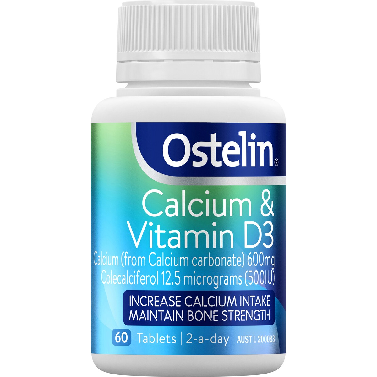 Ostelin Calcium & Vitamin D Tablets With D3 For Bones + Immunity 60 Pack