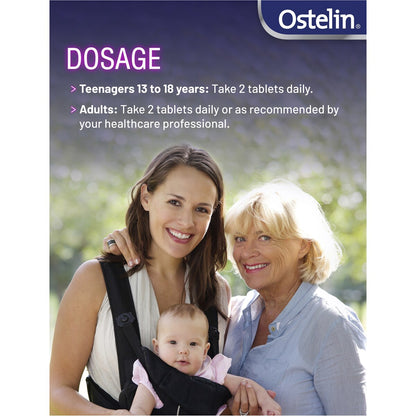 Ostelin Calcium & Vitamin D Tablets With D3 For Bones + Immunity 60 Pack