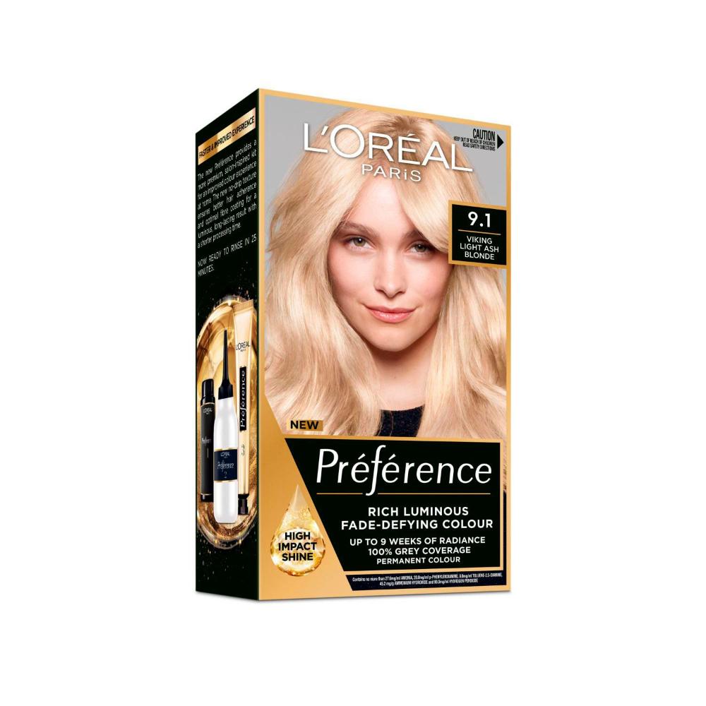 L'Oreal Preference 9.1 Oslo Hair Colour - 1 Pack