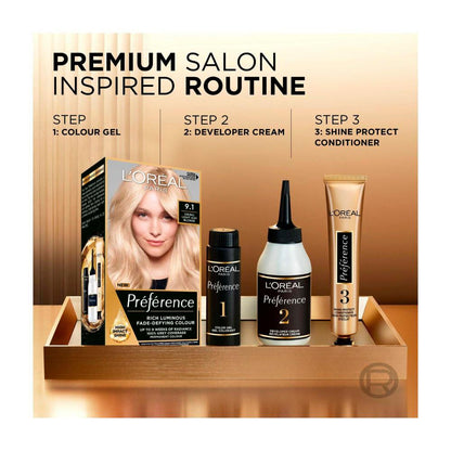 L'Oreal Preference 9.1 Oslo Hair Colour - 1 Pack