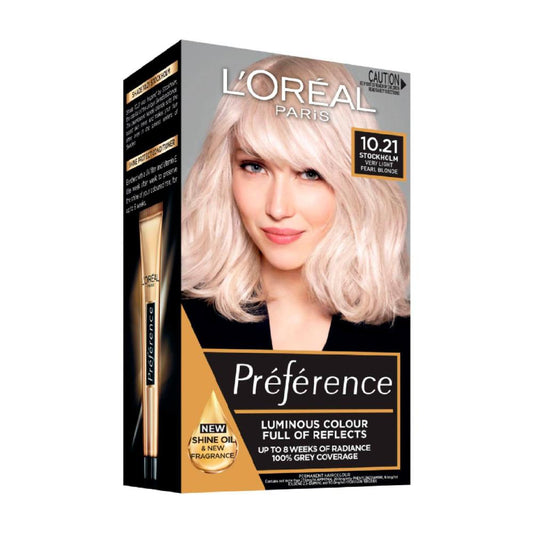 L'Oreal Preference 10.21 Stockholm Hair Colour - 1 Pack