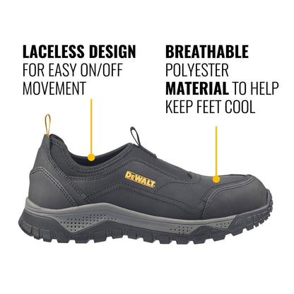 Dewalt Black Stride Safety Work Shoe - Size 6