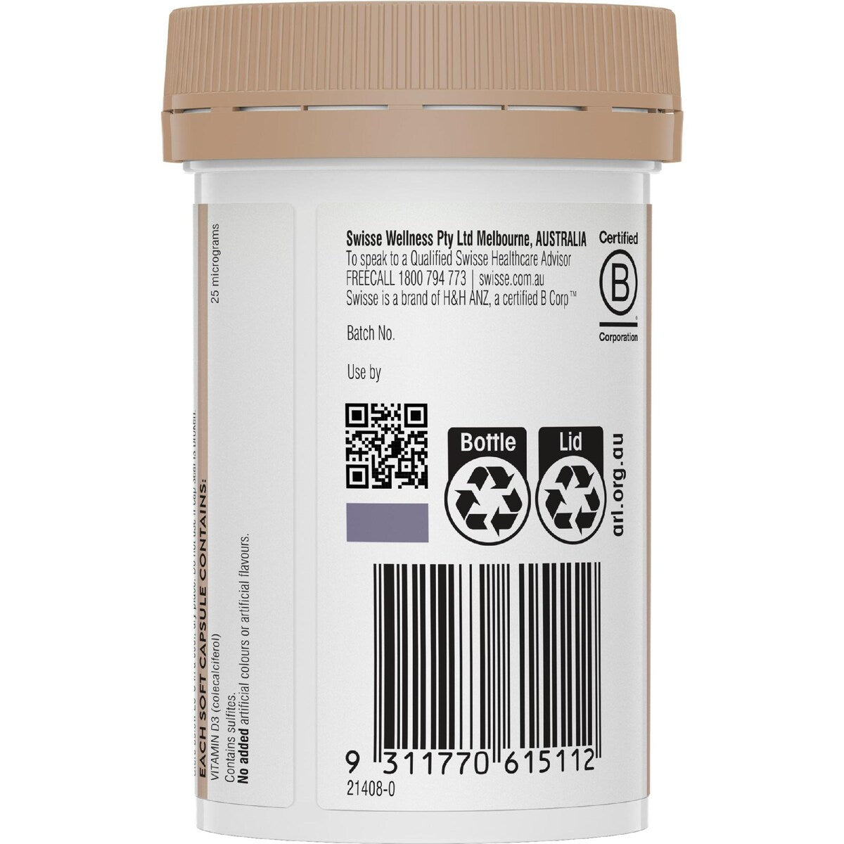 Swisse Ultiboost Vitamin d Capsules For Bone And Muscle Health 250 Pack