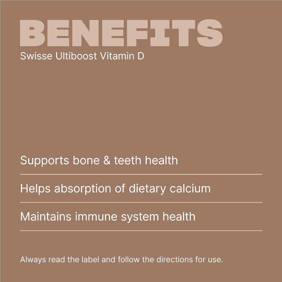 Swisse Ultiboost Vitamin d Capsules For Bone And Muscle Health 250 Pack