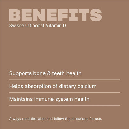 Swisse Ultiboost Vitamin d Capsules For Bone And Muscle Health 250 Pack