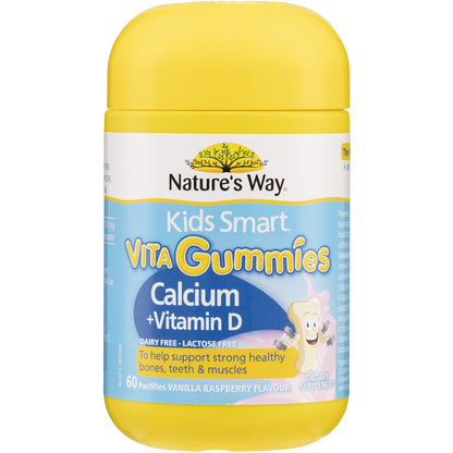 Natures Way Kids Smart Vita-Gummies Calcium 60 pack