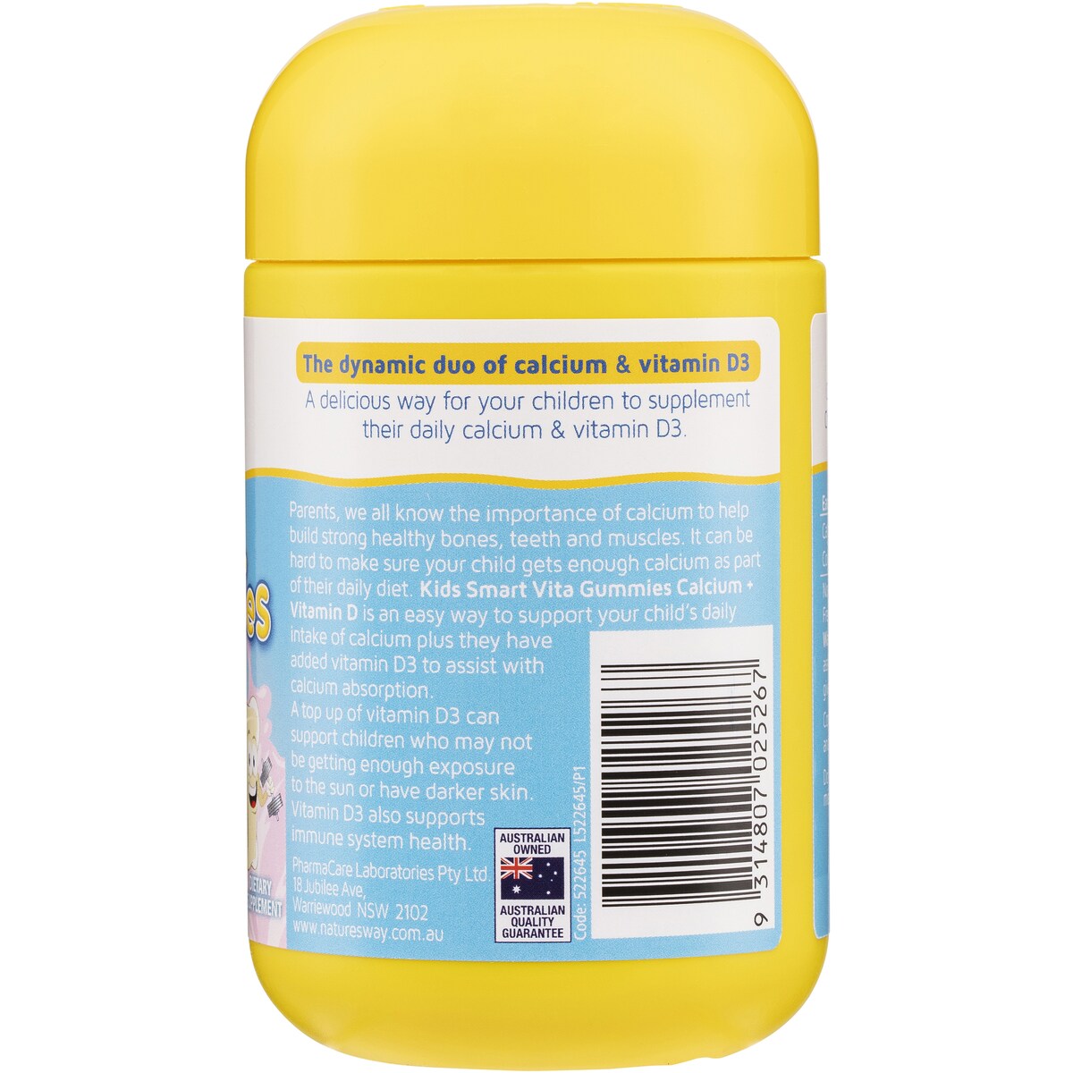 Natures Way Kids Smart Vita-Gummies Calcium 60 pack