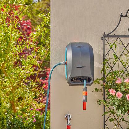 Gardena Dual 2 in 1 Roll Up Hose Reel - 25m
