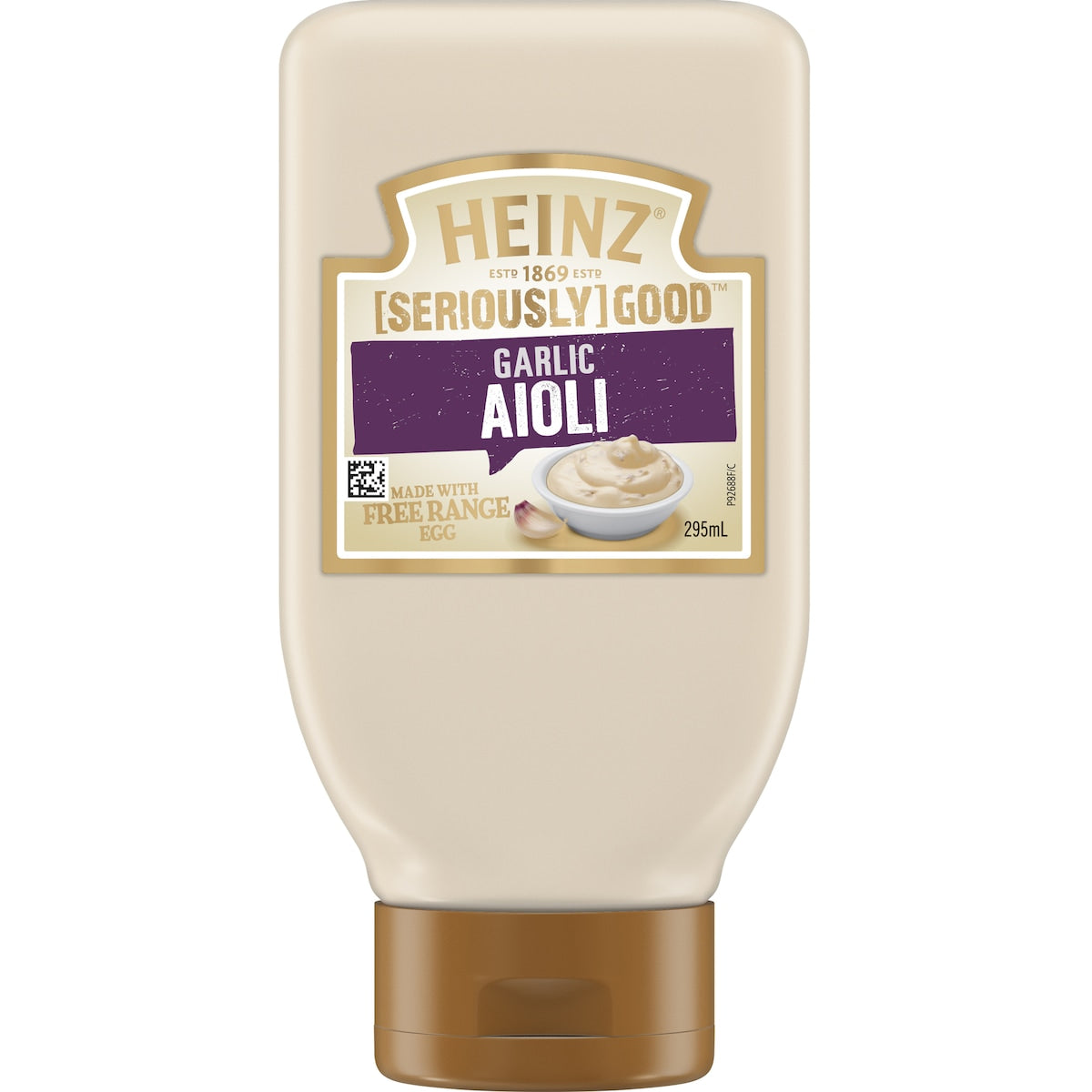 Heinz Seriously Good Mayo Garlic Aioli Flavoured Mayonnaise 295ml