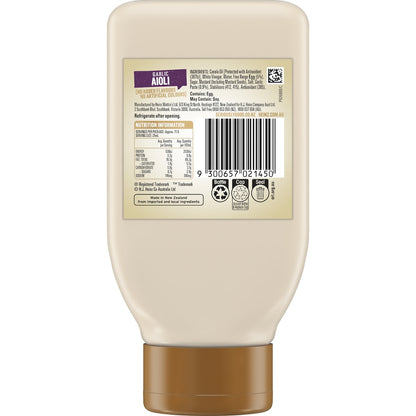 Heinz Seriously Good Mayo Garlic Aioli Flavoured Mayonnaise 295ml