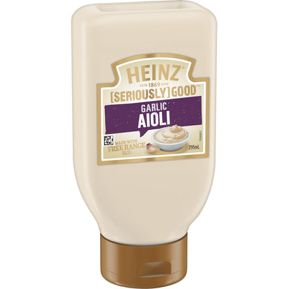 Heinz Seriously Good Mayo Garlic Aioli Flavoured Mayonnaise 295ml