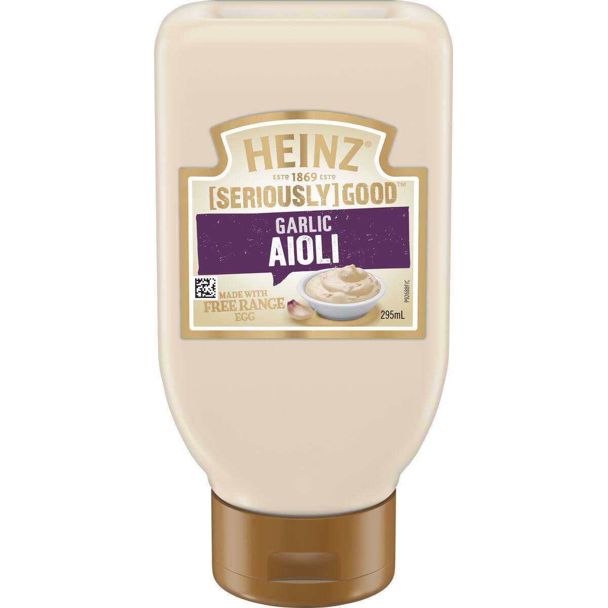 Heinz Seriously Good Mayo Garlic Aioli Flavoured Mayonnaise 295ml