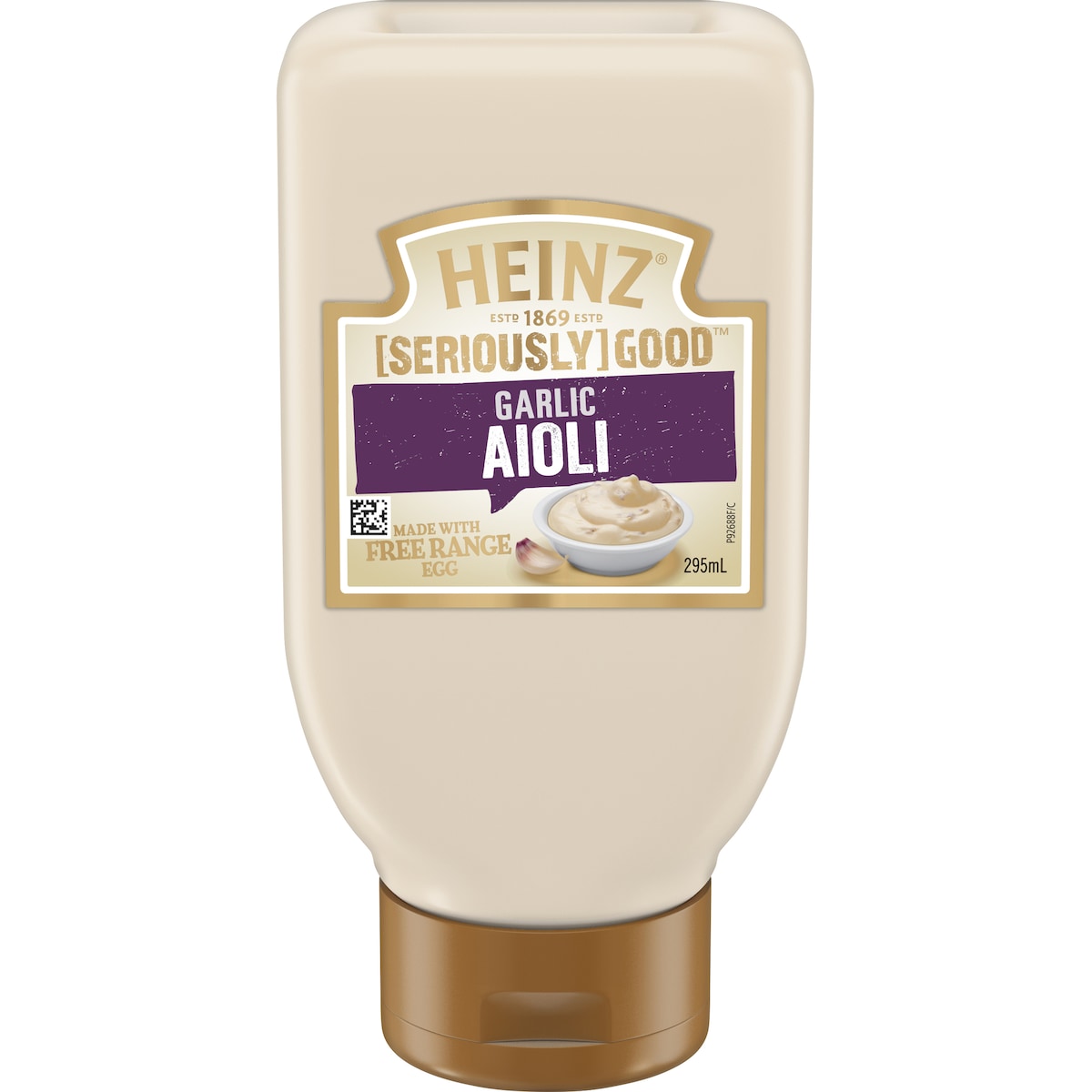 Heinz Seriously Good Mayo Garlic Aioli Flavoured Mayonnaise 295ml