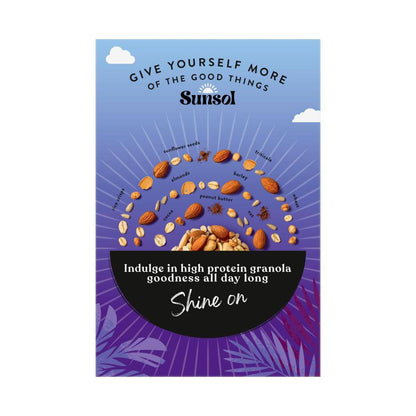 Sunsol Protein Granola Chocolate Almond Crunch - 450g