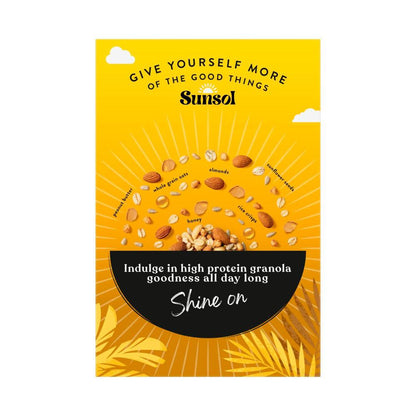 Sunsol High Protein Granola Honey Nut Crunch - 450g