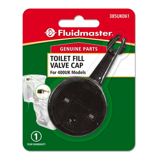 Fluidmaster Toilet Inlet Valve Cap - 60mm - Plastic - Durable Construction