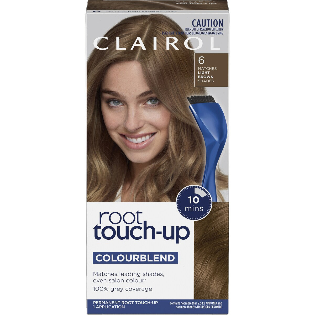 Clairol Root Touch Up Permanent 6 Light Brown Hair Colour each