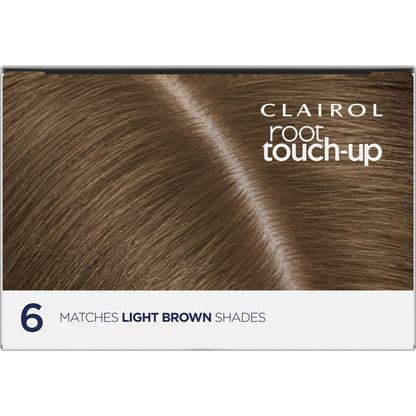 Clairol Root Touch Up Permanent 6 Light Brown Hair Colour each