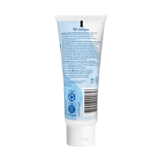 LifeStyles Silky Smooth Lubricant - 100g