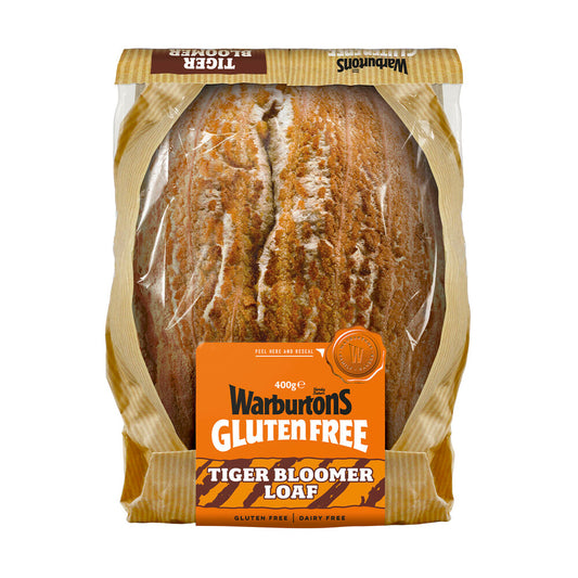 Warburtons Gluten Free White Tiger Bloomer Loaf - 400g