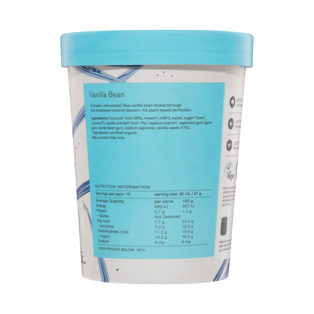 Pana Organic Vanilla Bean Frz Dessert - 950mL