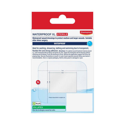 Elastoplast Dressing XL Waterproof - 5 pack