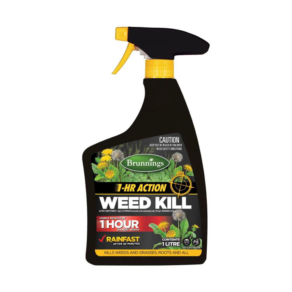 Brunnings 1 Hour Action Weed Kill Rtu - 1L