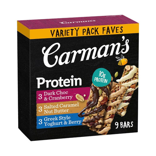 Carman's Protein Bars Variety Pack - 360g
