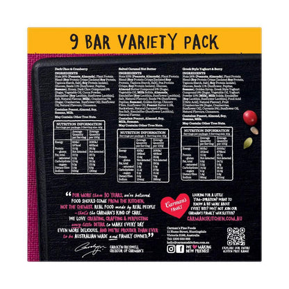 Carman's Protein Bars Variety Pack - 360g