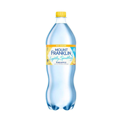 Mount Franklin Lightly Sparkling Pineapple - 1.25L