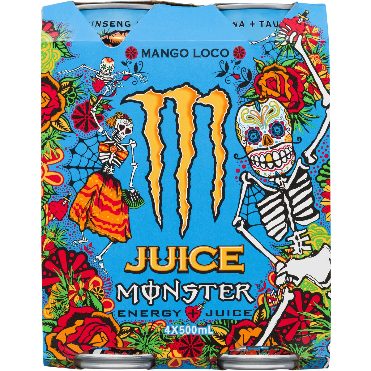 Monster Energy Juice Mango Loco 500ml x4 Pack