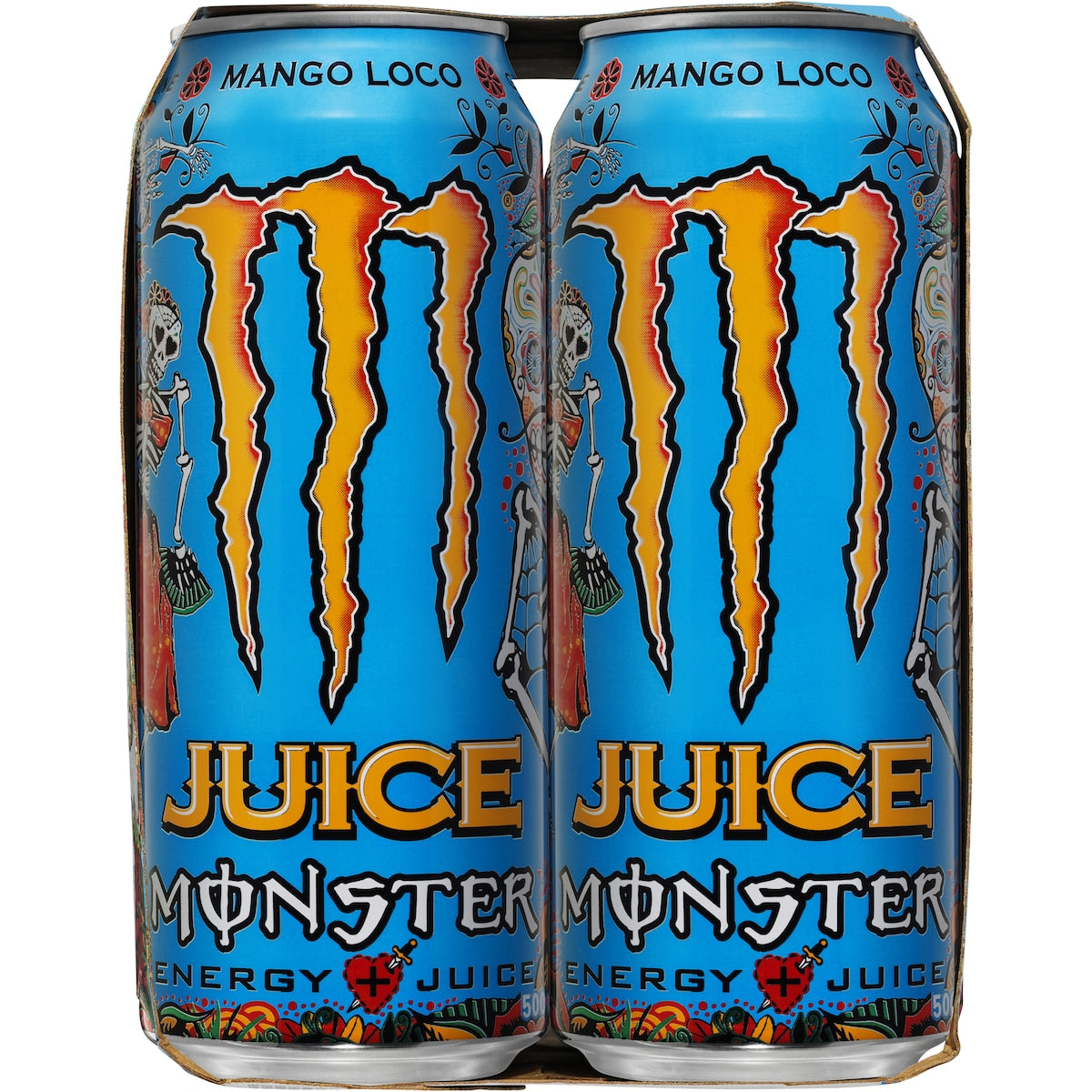 Monster Energy Juice Mango Loco 500ml X 4 Pack