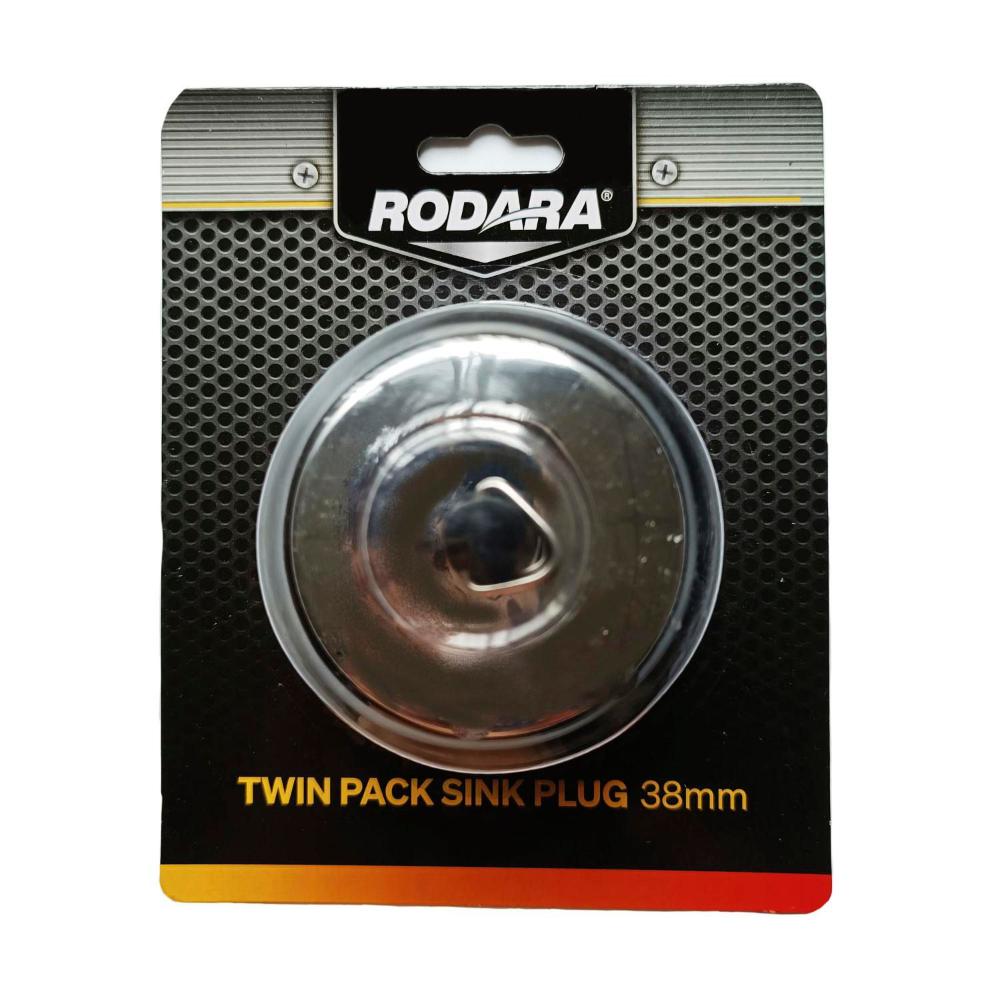 Rodara Sink Plug 38mm - 2 pack