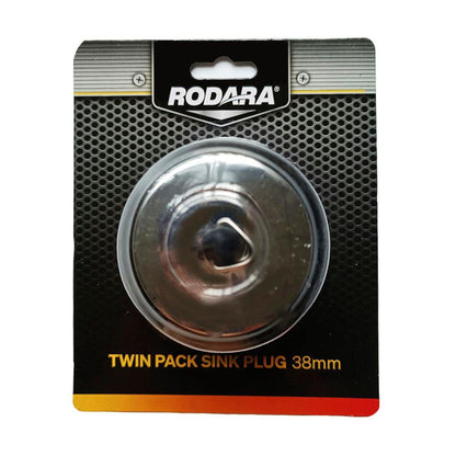Rodara Sink Plug 38mm - 2 pack