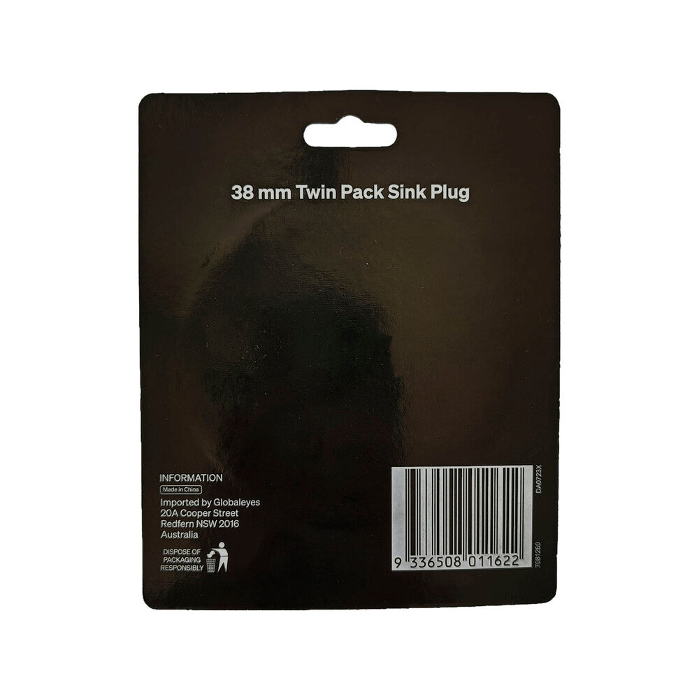Rodara Sink Plug 38mm - 2 pack