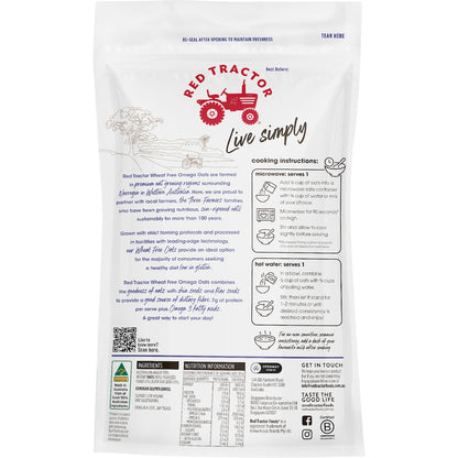 Red Tractor Wheat Free Omega 3 Oats 500g