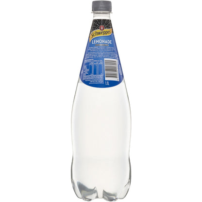 Schweppes Zero Sugar Lemonade Soft Drink Bottle 1.1L
