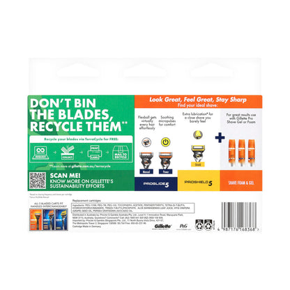 Gillette Fusion Manual Razor Blade Refills - 12 pack