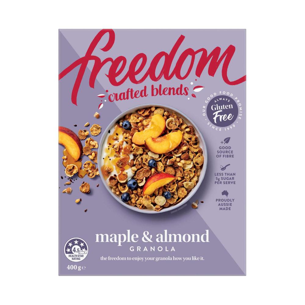 Freedom Crafted Blends Maple & Almond Granola - 400g