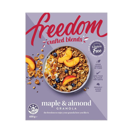Freedom Crafted Blends Maple & Almond Granola - 400g