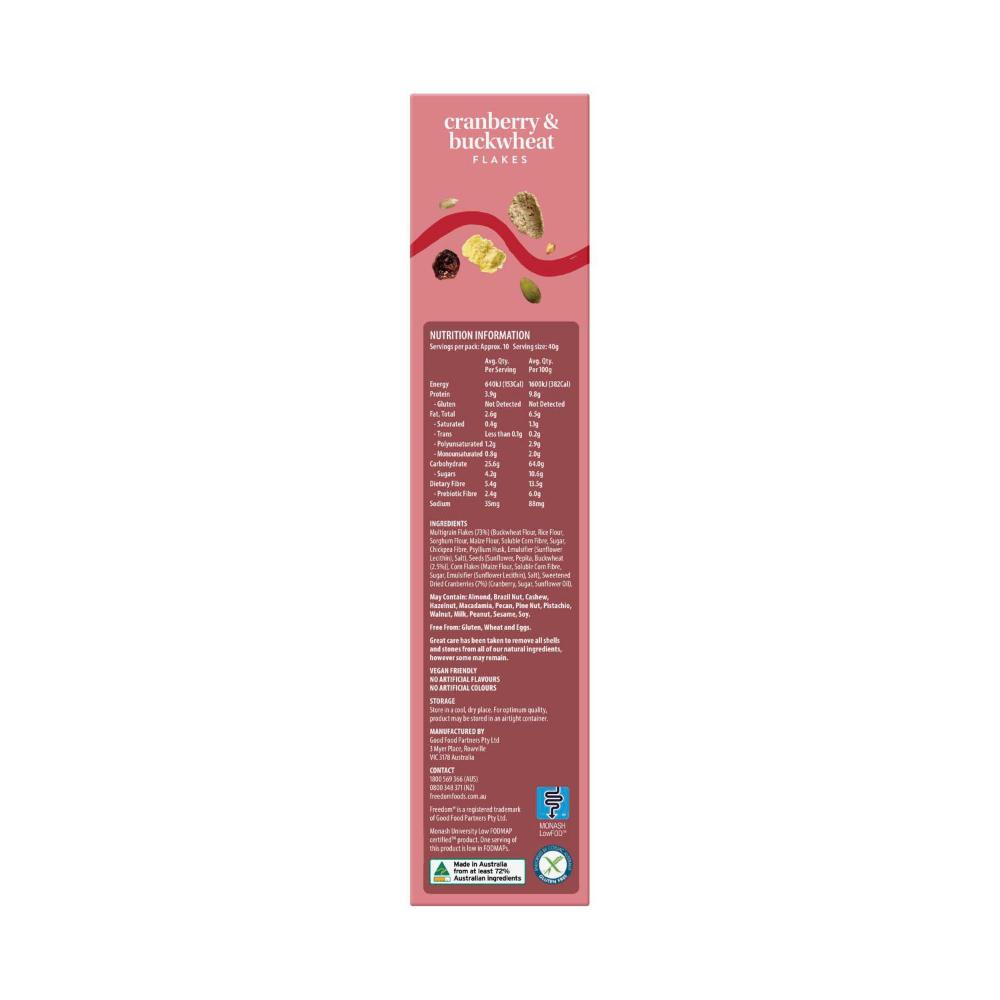 Freedom Crafted Blends Cranbery & Buckwheat Flakes - 400g