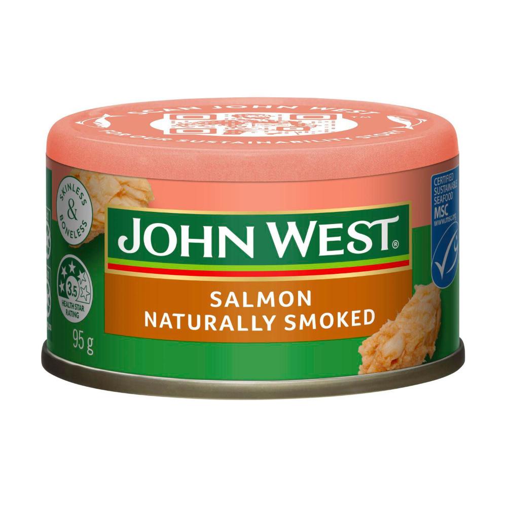 John West Salmon Naturally Smoked - 95g