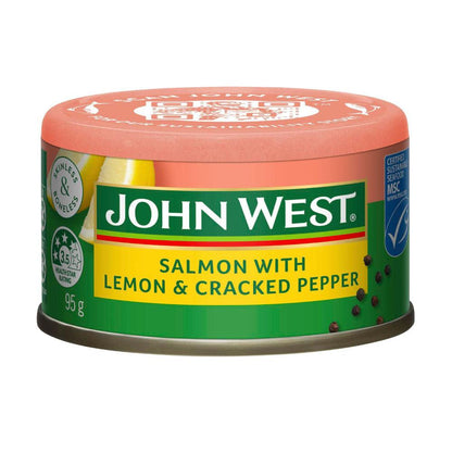 John West Salmon Tempters Lemon Cracked Pepper - 95g