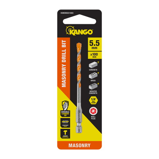 Kango Masonry Drill Bit 5.5mm x 100mm